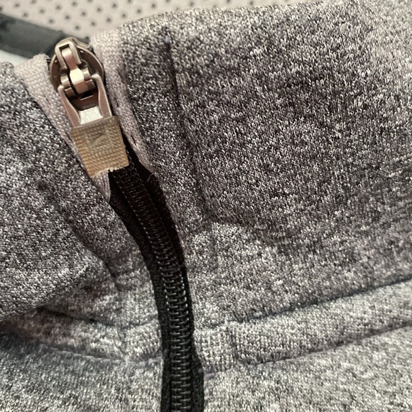 Nike Golf Thermafit Gray Grey Black Swoosh Pullover Jacket Sweatshirt Size XL - Picture 5 of 8